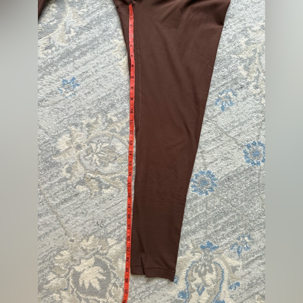 Lululemon Align Ribbed High-Rise Pant 25" Java - Picture 7 of 10